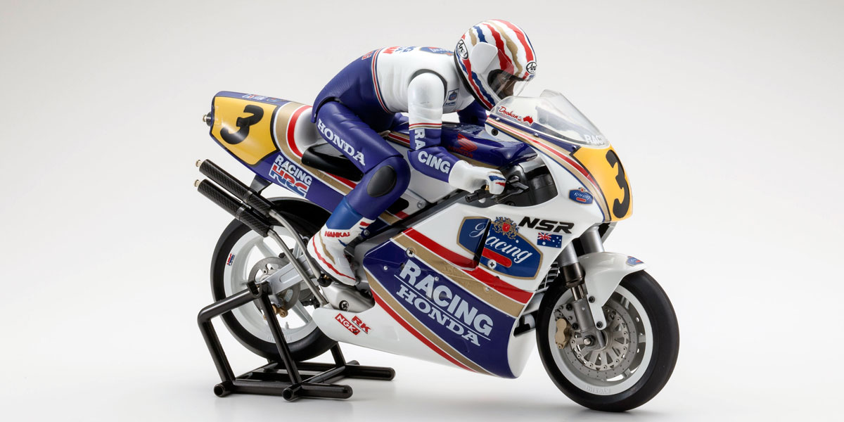 1/8 EP MOTORCYCLES HANGING ON RACER Honda NSR500 1991 Kit 34932B