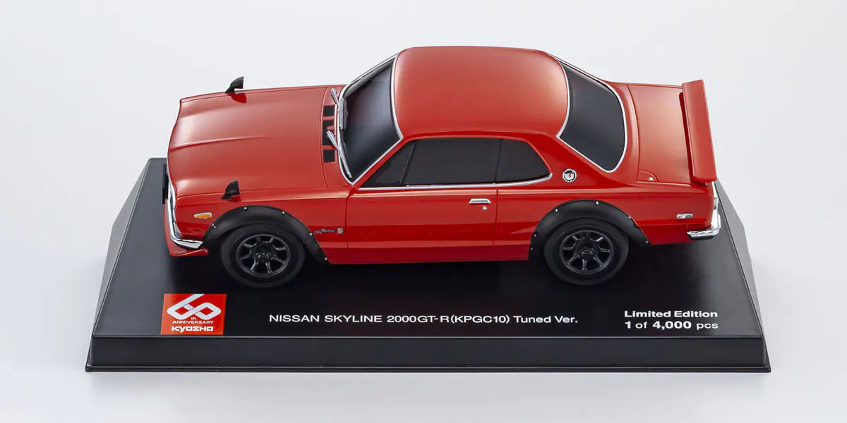 ASC MA-020 NISSAN SKYLINE 2000GT-R (KPGC10) Tuned Ver. Red 60th