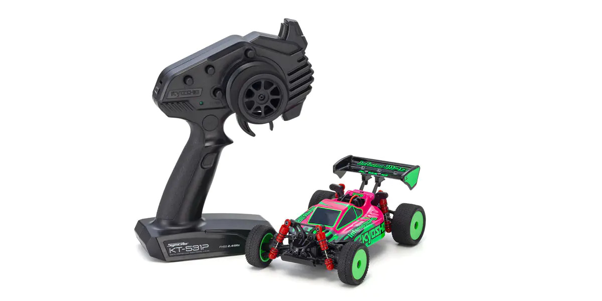 MINI-Z Buggy Ready set INFERNO MP9 TKI Pink / Green 32093PGR